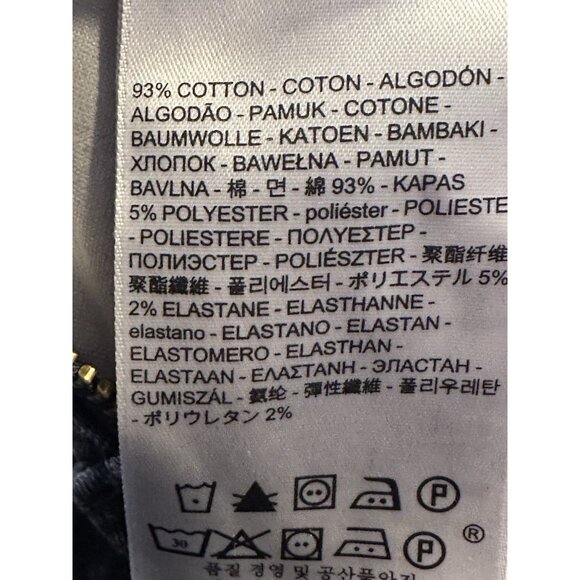 Levi's Women's Skinny Overalls Size 28 Black Ankle Ranch Farm Cowgirl Western - Picture 9 of 10